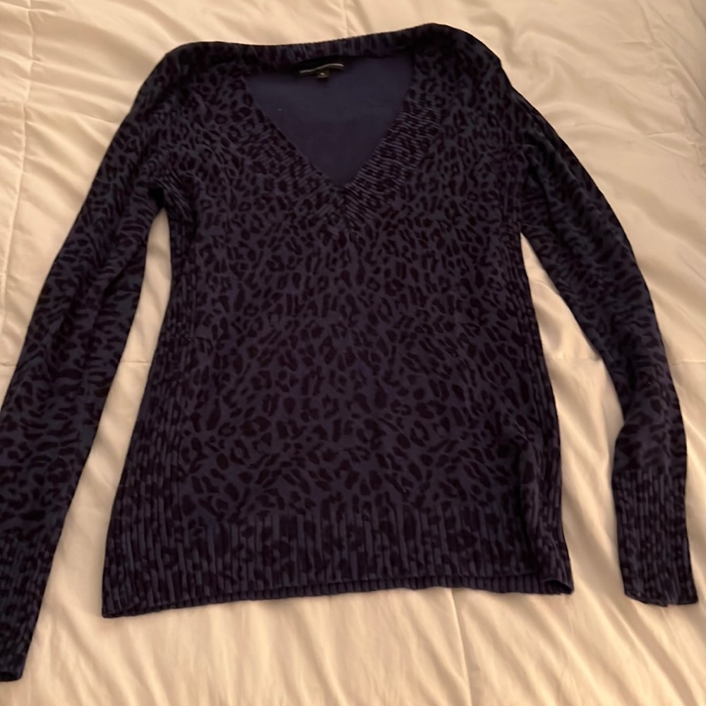 Express Leopard Print Sweater